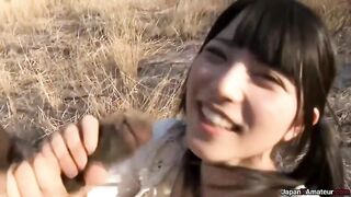 Japanese Women with Black Men: Japanese Girl Tasting A BBC Before Getting Fucked In Africa #2