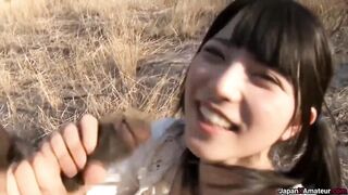Japanese Women with Black Men: Japanese Girl Tasting A BBC Outdoors In Africa Before Getting Fisted (Decensored) #2