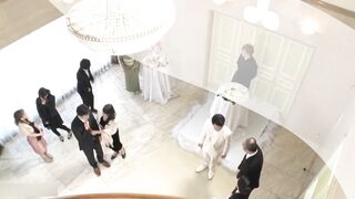 Funny JAV: Here cums the bride #1