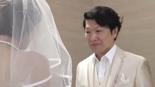 Funny JAV: Here cums the bride #2