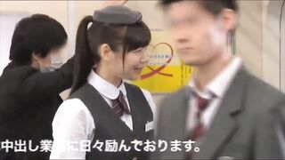 Funny JAV: Ever wonder why trains are always crowded in Japan? #1