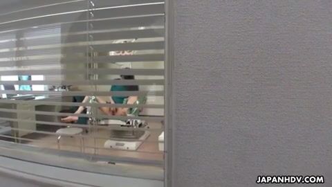 Rei Mizuna masturbates