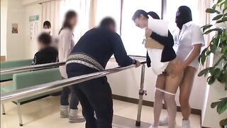 Japanese: Nurse helps her patient with physiotherapy #3