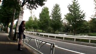 Japanese Kissing: Student has a tough journey home #1