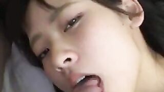 Japanese Adult Video: sticking tongue down pee hole #2