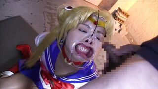 JAV: sailor moon cum dumpster #2