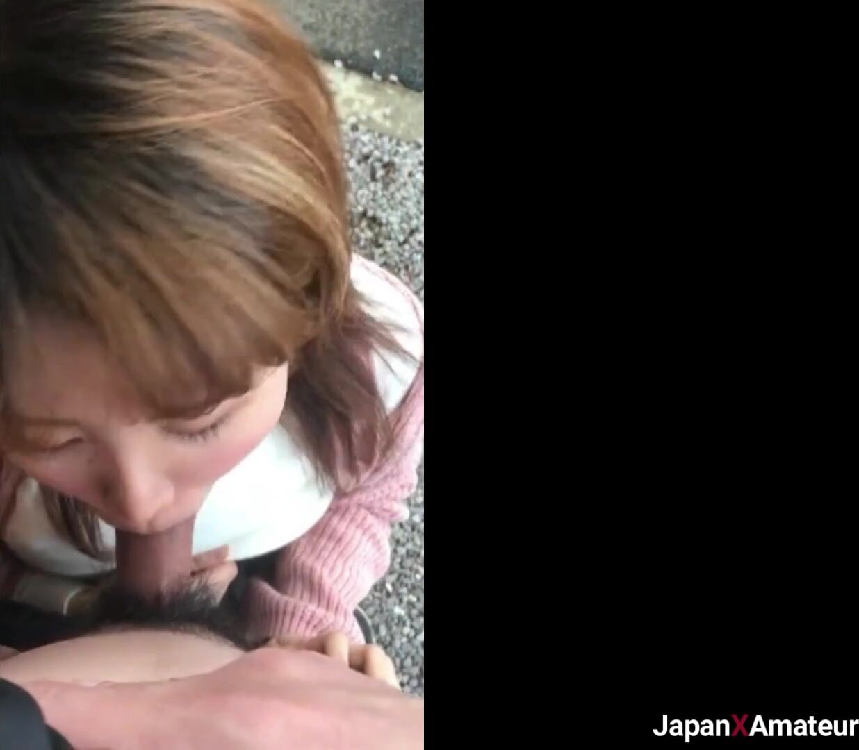 Amateur Japanese Girl Sucking Dick Outdoors