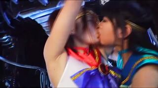 Japanese Kissing: Kissed by brainwashed sailor heroine #3